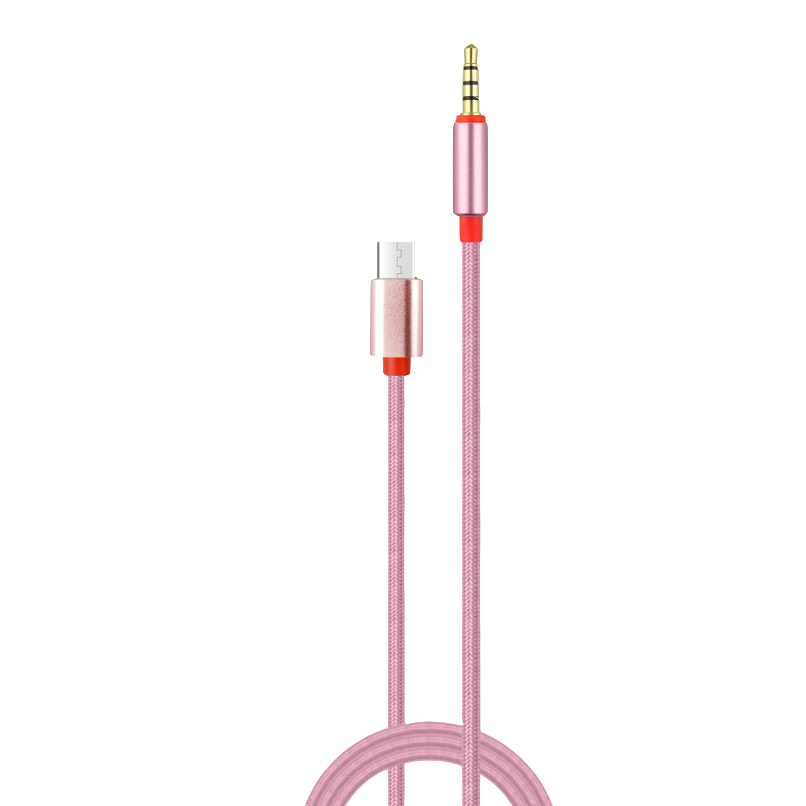 thumbnail image 2 of USB C a 3.5mm Audio Aux Jack 3.3FT USB Tipo C a Macho Cable Adaptador Auriculares Coche, 2 of 2